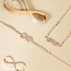 Emporio Armani Love Series Infinite Love Brass Necklace Women necklace Rose-Gold EGS3108221