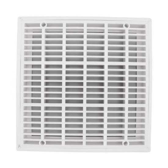 SP‑1031 Pool Main Drain 25.3x25.3cm Replacement Pool Square Main Drain for Swimming Pools Massage Pools SPA Pools White 