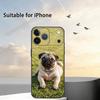 C-Cute Pug Dog Phone Case Silicone Soft For IPhone 17 16 15 14 13 12 11 X XR Plus Pro Max Plus