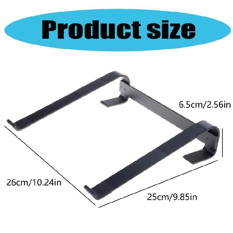 Wärmeableitender Aluminium-Computerständer für 10-18-Zoll-Laptops, Erhöhung mit rutschfester Silikonunterlage und langlebigem Rahmen-Halter