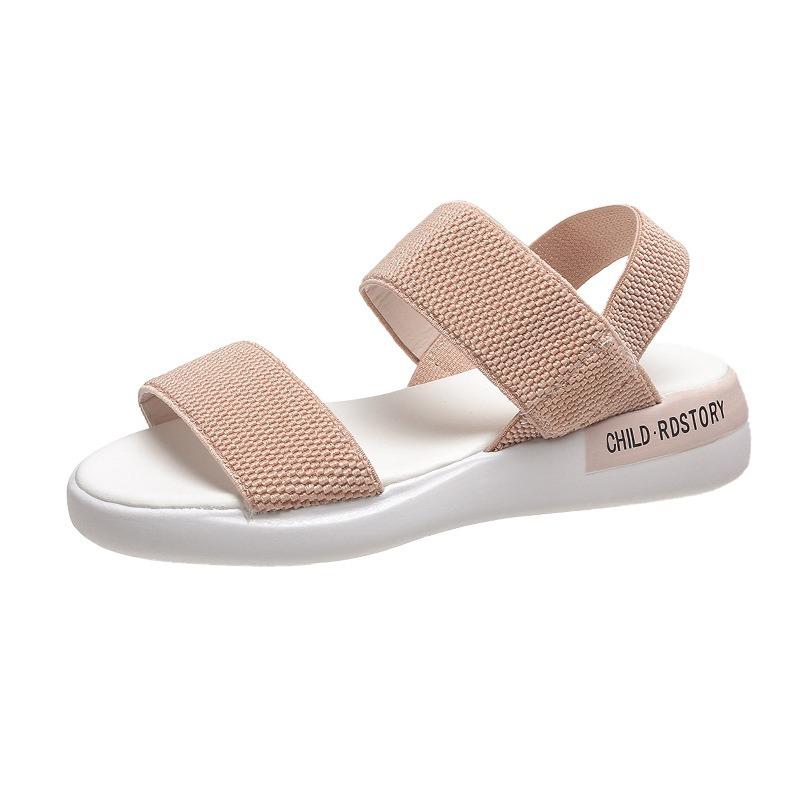 Women S Korean Style Flat Sport Sandals Roman Beach Shoes Summer