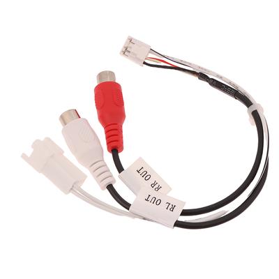 8P Cinch RR RL Audioausgang Stecker/Buchse Kabel Android Autoradio Multimedia Universal TS10 TS18 8581 FYT7862S FYT9863