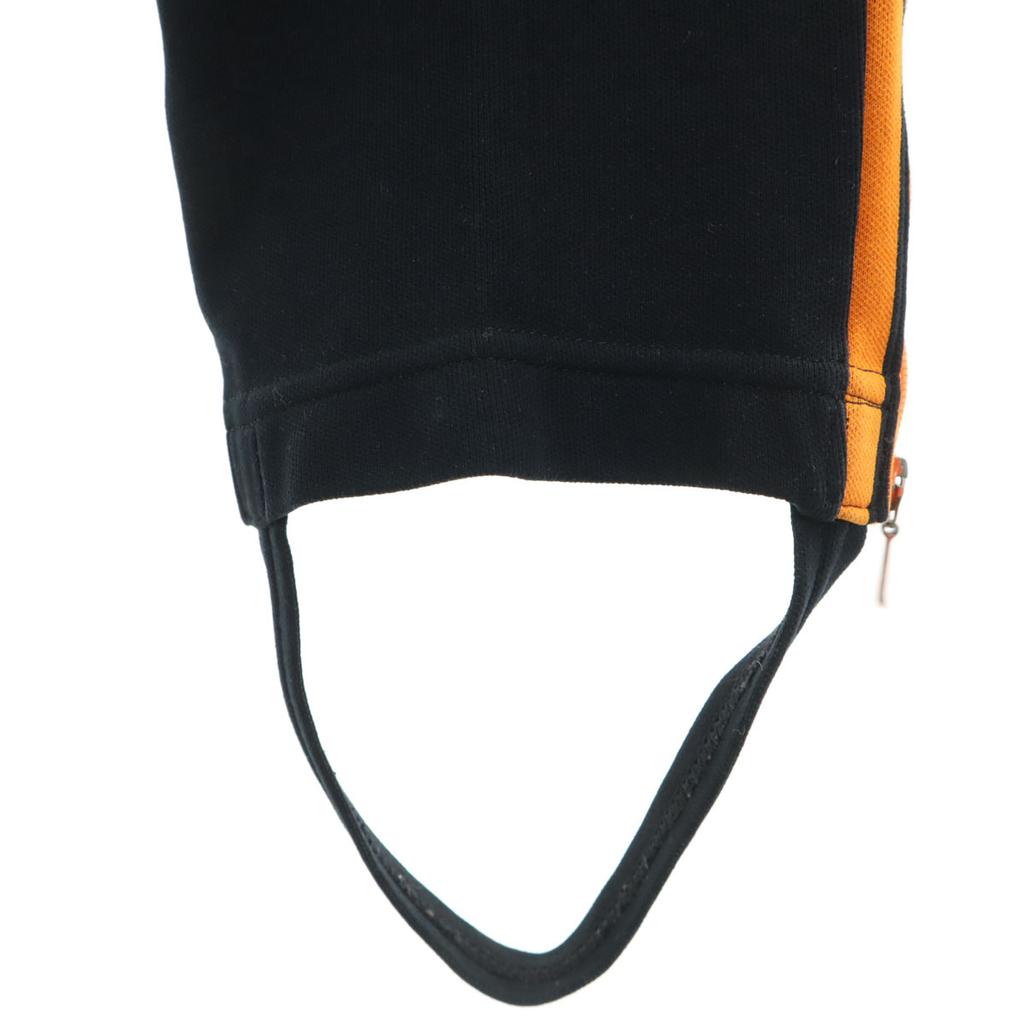 Adidas 70s Vintage Tags da Alemanha Ocidental Calças de treino 3 preto Malha Descente Masculino Usado