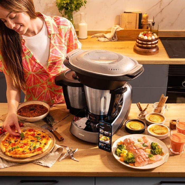 Robot De Cuisine - Cecotec - Mambo 11090 Havane - 1600 W - 37 Fonctions - APP - Balance