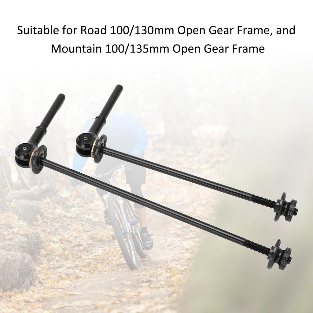 1 Pair     Hub Quick Release Poles Bike   Alloy Axle Skewer Lever