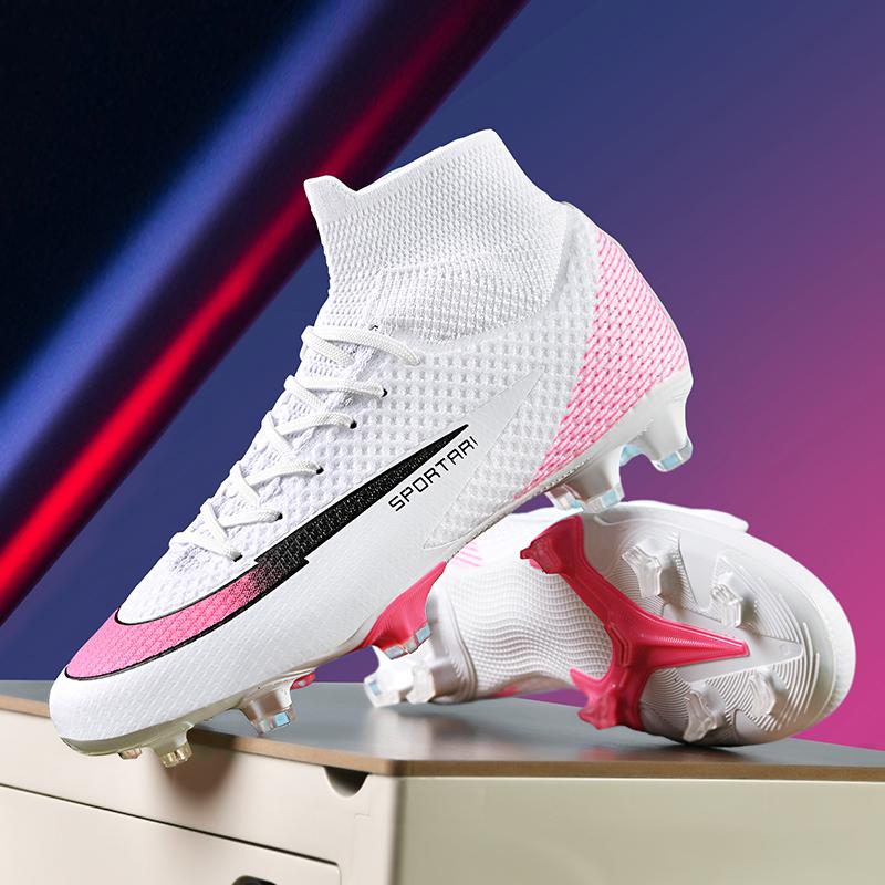 Nowe Męskie Buty Piłkarskie Outdoor Society Profesjonalne Buty Piłkarskie Trawa Antypoślizgowe Buty Sportowe FG Chłopcy Sportowe Treningowe Trampki