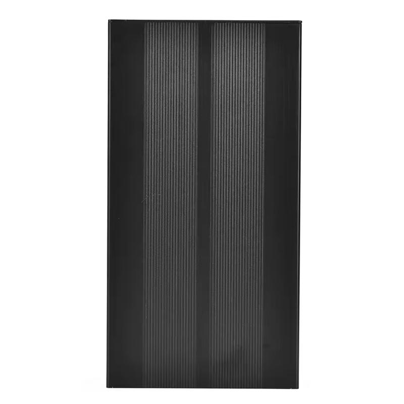 ABBP-Aluminiumlegering Zwart Zand Elektronische Behuizing DIY Projectdoos 55X106x200mm Beschermhoes