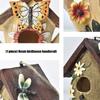 Wild Bird Nest Craft Decors Hanging Bird House For Outdoor Garden Yard Patios Decoration Weather Proof Bird Shelter