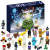Kinder Weihnachten Minecraft Figuren 24 Tage Countdown Adventskalender Spielzeug Überraschung Weihnachtsgeschenke