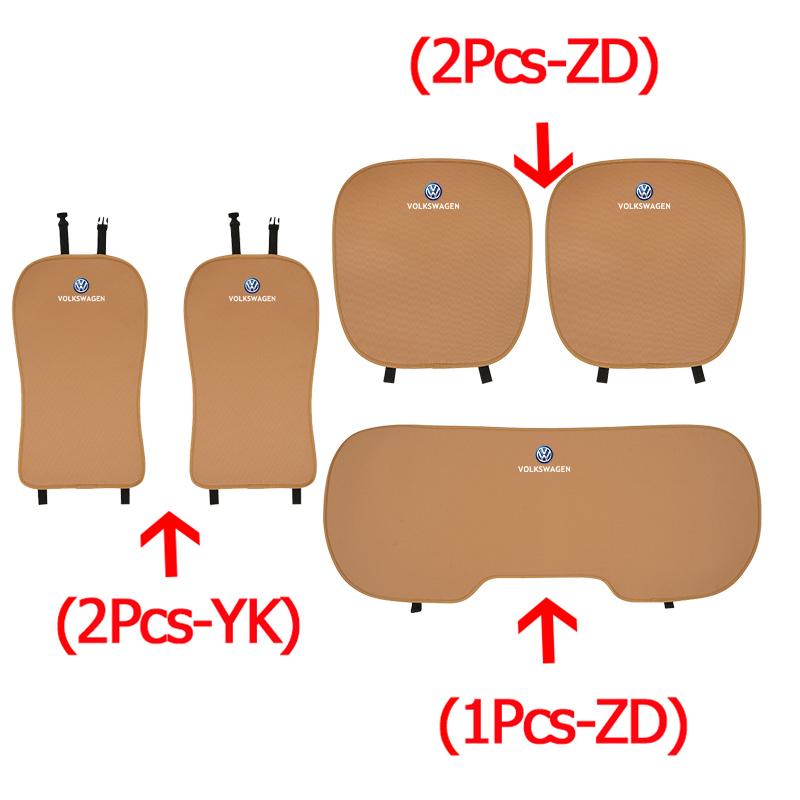 Voor VOLKSWAGEN VW Volkswagen Autostoelhoes IJszijde Kussen Beschermkussentjes Voor VW GTI Polo Golf Passat Tiguan Arteon Touareg CC