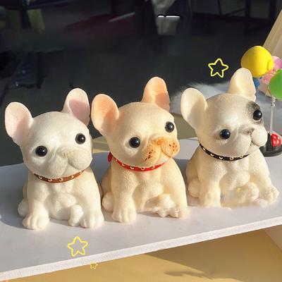 El Yapımı Köpek Taba Squishy Rahatlama İçin, Taba Squishy Sevimli Yavru Schnauzer Evcil Hayvan Fransız Dövüş Ayısı Bichon Köpek Fidget Oyuncağı Çocuklar Doğum Günü Hediyesi