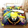 3D Anime Assassination Classroom Duvet Cover Pillowcase Bedding Set Adult Boy Children Twin Queen King Size Gift Single Double
