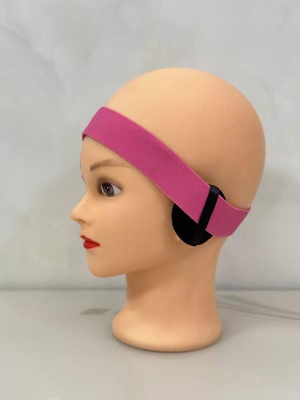 Adjustable Elastic Wig Band with Magic Sticker - Ear-Friendly Hair Edge Fixing Strap