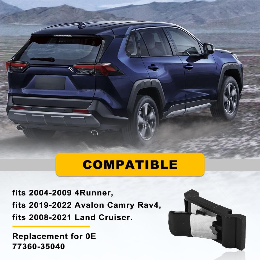 Sprężysty klips klapki paliwa, 77360-35040 Sprężyna pokrywy klapki wlewu paliwa Kompatybilna z Toyota 2019-2022 Avalon Camry RAV4, 2004-2009 4Runner