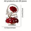 Artificial Crystal Acrylic Tabletop Decoration Gift For Birthday Wedding Anniversary 2D Printing Art