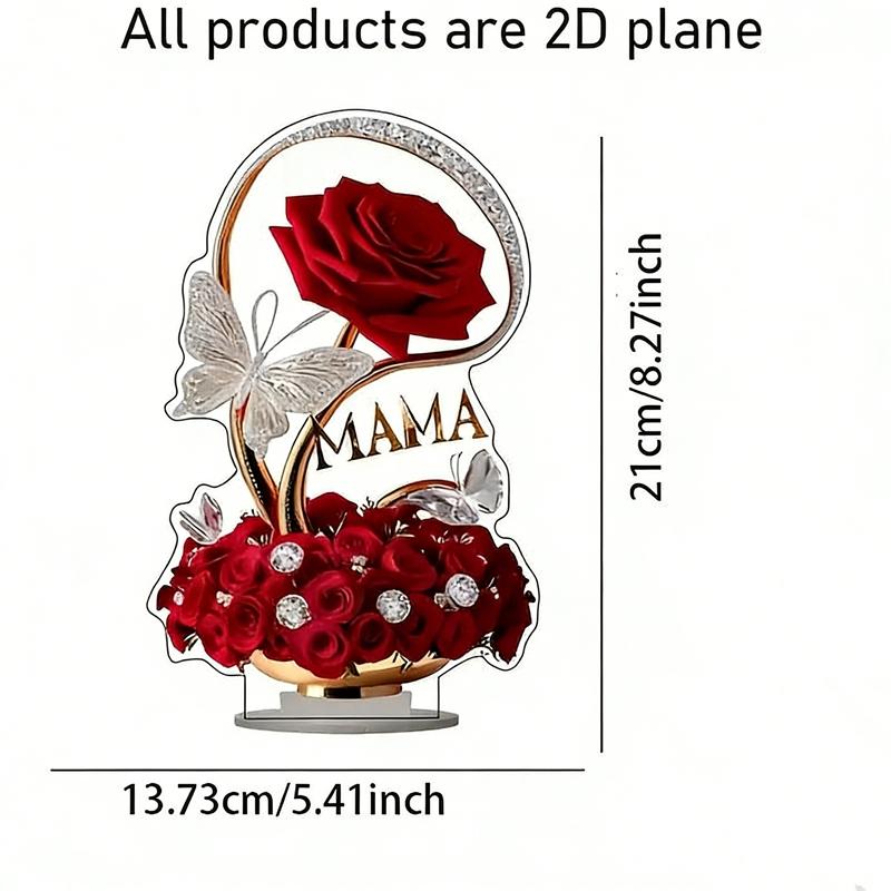

Artificial Crystal Acrylic Tabletop Decoration Gift For Birthday Wedding Anniversary 2D Printing Art