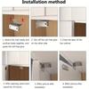 Strong magnets for cabinets, silver-aluminum magnet door frames, sturdy, wardrobes, sliding doors - household hardware