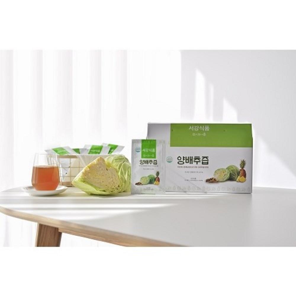 Seogang Foods National Representative Korean Cabbage Juice 80ml Pineapple Flavor 30 Packs