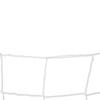 Full Size 24 X 8 Flat Back Soccer Goal Post Net