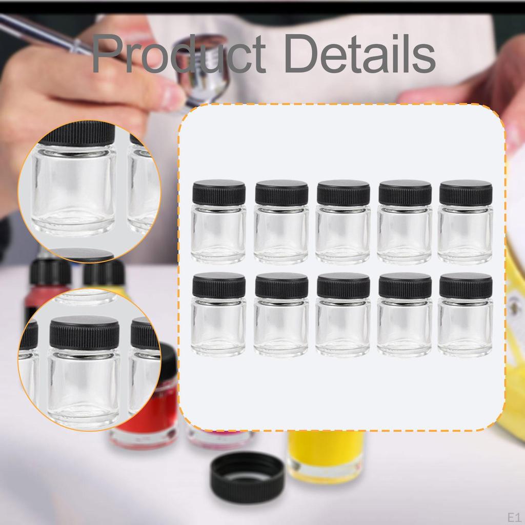 10 Bottles, Painting Tools, Easy to Clean, Use, Accessories, Sturdy, Empty Paint Containers