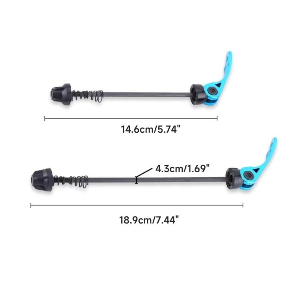 1pair Adjustable Skewers Lever QR Aluminum Alloy Front Rear Bicycle Axle  for Mountain Road Bike