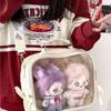 Transparent Ita Bag Ladies Fits 20cm Doll Multifunctional Backpack Female Square Large Capacity Student  Crossbody Bags Y2K 2025
