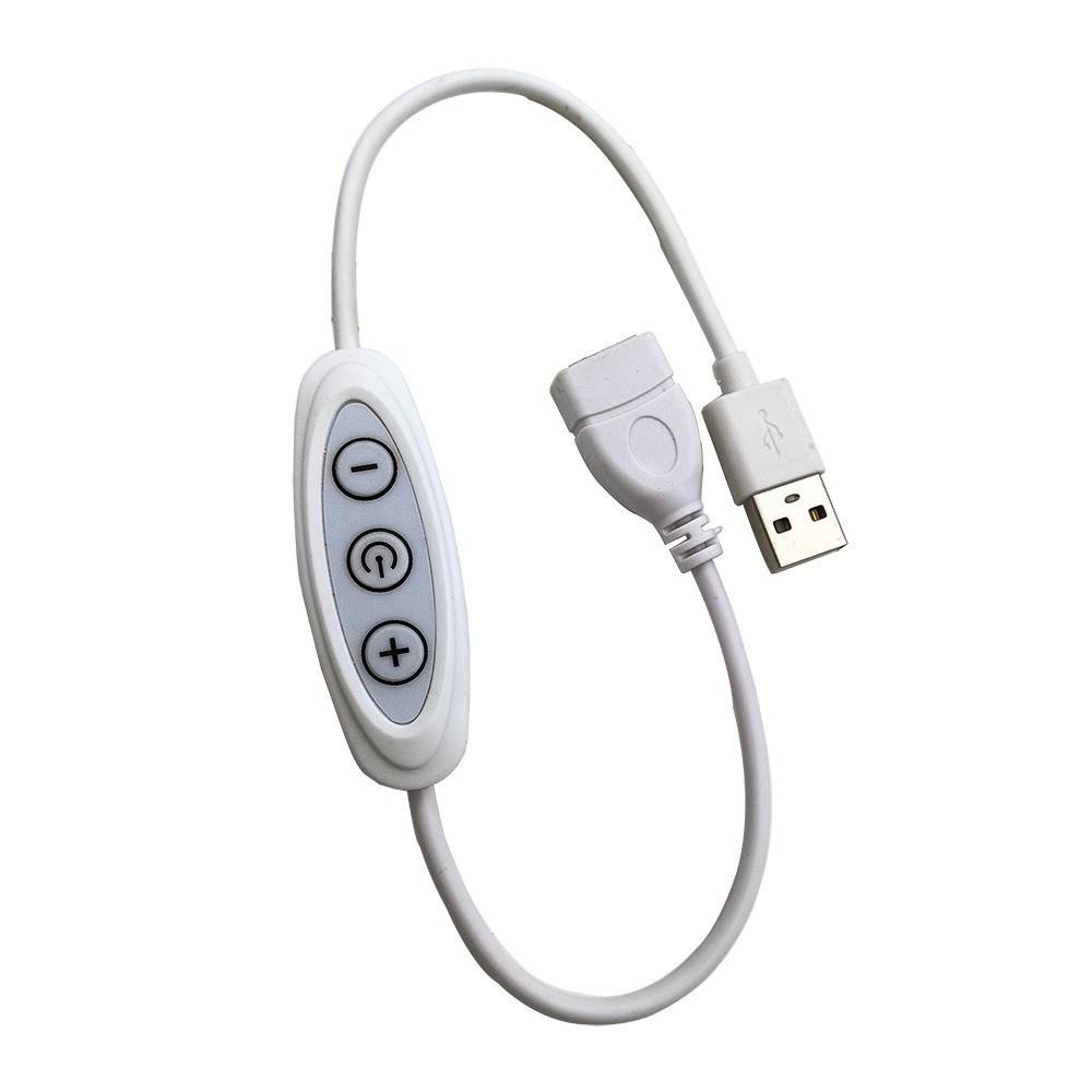 5V 2A USB Dimmer Switches 8-Level Dimming Power Cable Durable LED Light Dimming