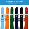 For Casio EFR-S108D, EFS-S570, and ECB-10YDC Models. Waterproof Silicone Watch Straps for Men with Convex Buckle Watch Chains