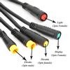 1 für 5 Integriertes Fahrradkabel mit Lichtfunktion für E-Bike Wasserdichter Controller