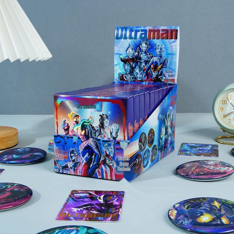 Anime LABUBU Fanmade 75MM Blind Box Button Badge - Double Flash Tinplate Laser Design