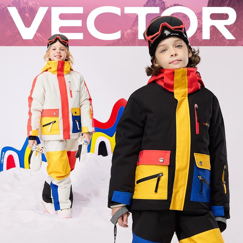 Kids Ski Suit Set Waterproof Warm Windproof Snowsuit Boys Girls 20000mm H2O Protection Thermal Fleece Jacket Pants