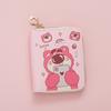 New fashionable cute small fresh printed change bag cartoon animation children's schoolgirl short zipper