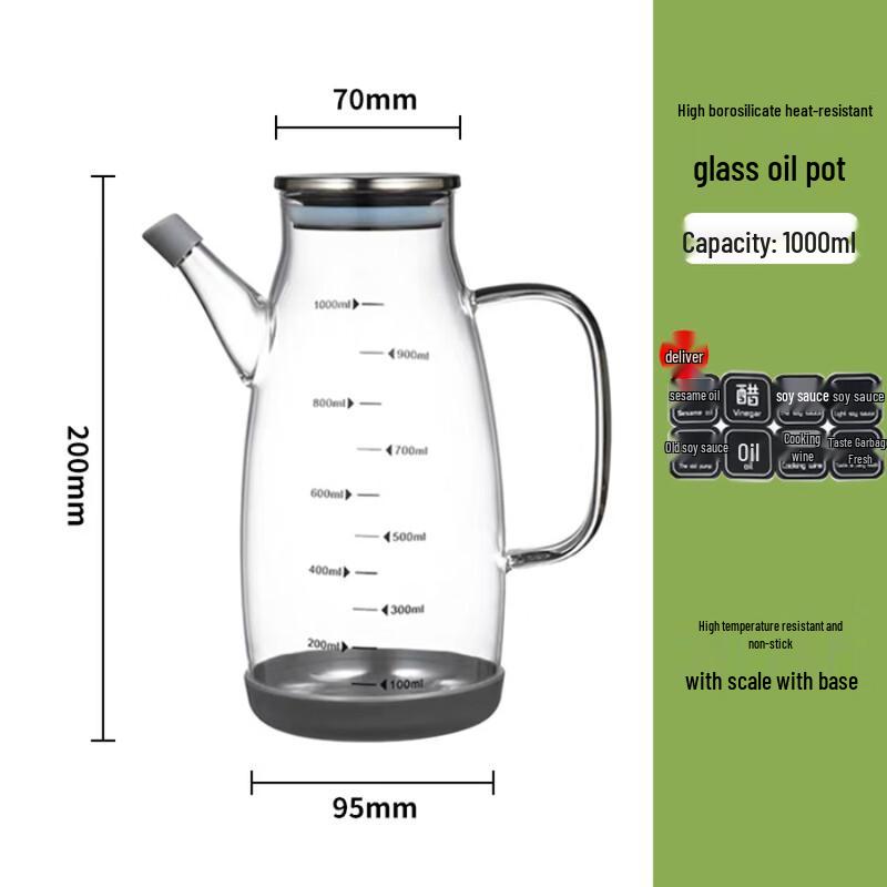 Wutuo Glas Ölspender Set