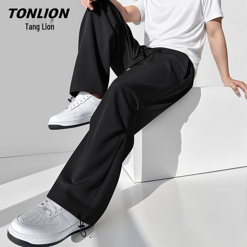 TonLion Men s Summer Ice-Feel Casual Paratrooper Pants 5XL