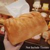 Simulation Bread Tissue Box Butter Toast Shape Paper Storage Box Home Office Drawer Napkin Box Cute Car Tissue Box