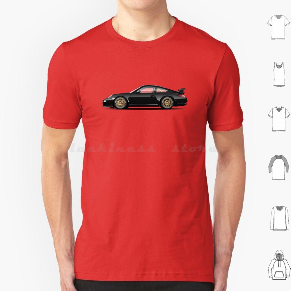Gthree T Shirt Cotton Men Women DIY Print 997 V8 V10 V12 English Germany Japan Motor Automotive Vector Car Cars Car Art Yellow