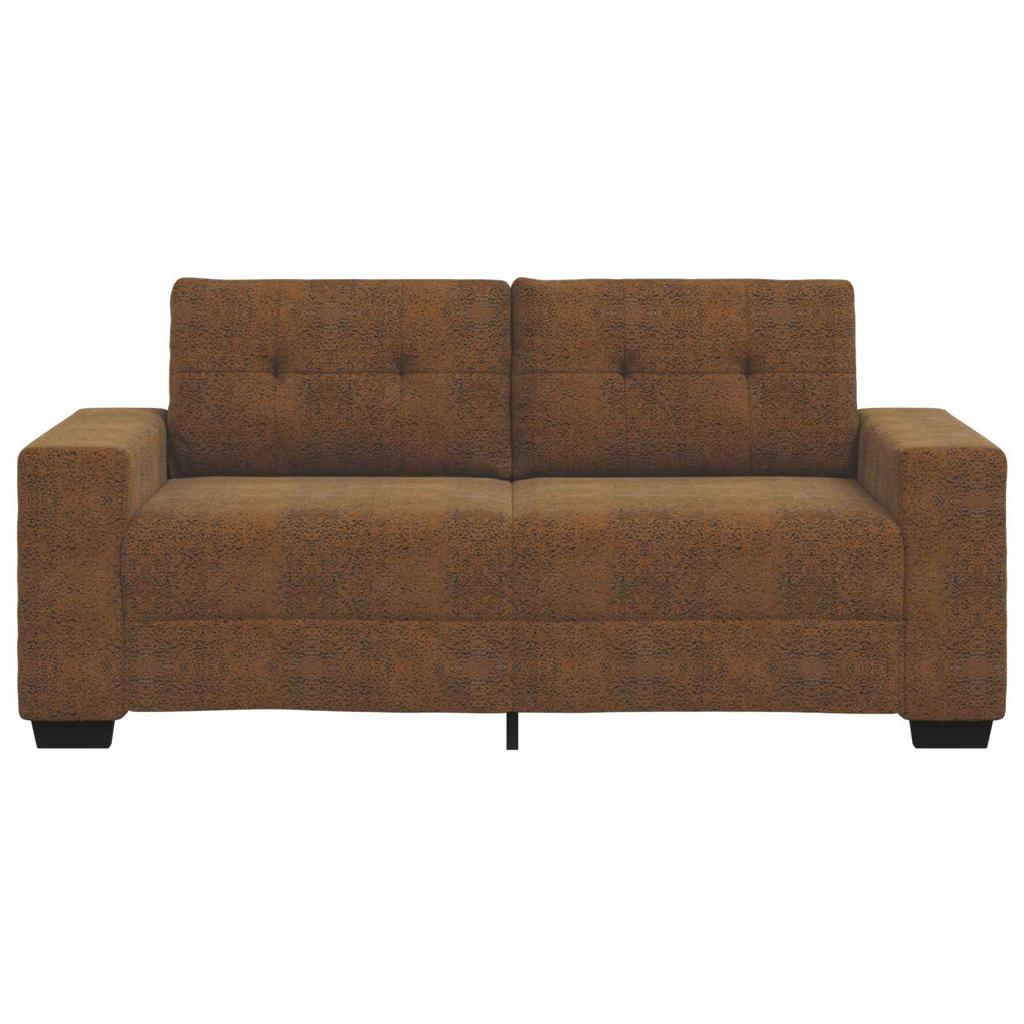 2 Seater Sofa Brown 180 Cm Faux Leather