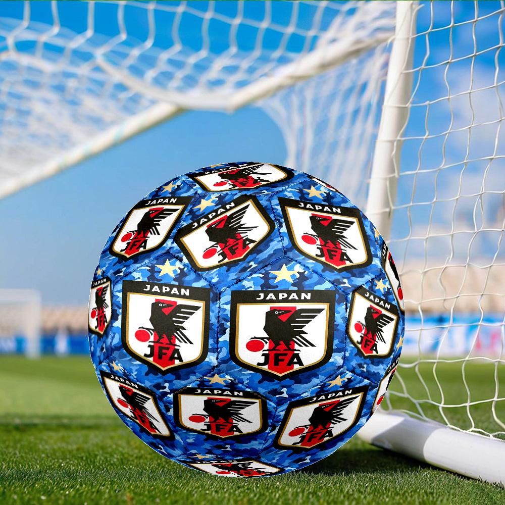 Japan Football Association Emblem Size 5 Soccer Ball, Suitable for Training and Matches, High-Elasticity, Wear-Resistant Material Gift for Fan
