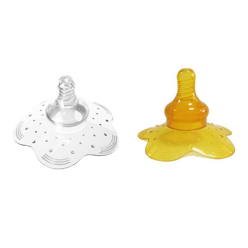 Silicone Nipple-Style Breast Pads: Anti-Leak Nursing Shells with Soft, Portable Nipple Protection.