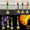Enchanting Halloween Skull Skeletal Hand Stand Led Candle Light For Party Decoration
