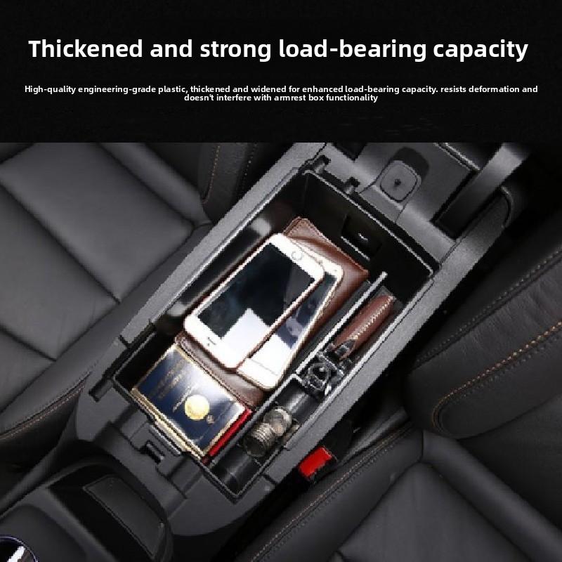 For Chevrolet Equinox 2018~2025 Car Center Console Armrest Box Storage Tray Kit,Sundries Tidy Layered Organizer Case Accessories
