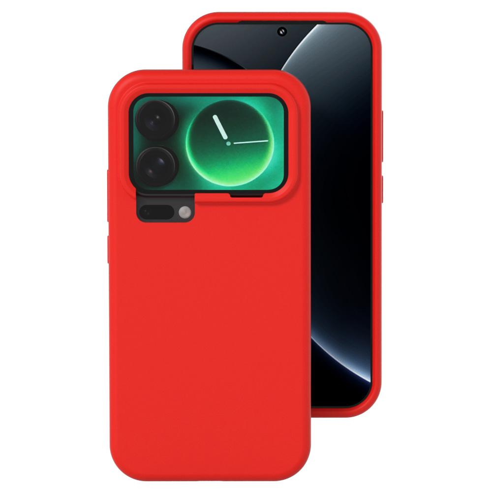 

For Xiaomi 17 Pro Max Liquid Silicone Phone Case Skin-Friendly Shockproof Protective Back Cover