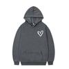 Autumn/Winter New Women's Trendy Brand Casual Heart Shaped Hoodie Outdoor Sports Jogging Comfortable Versatile Coat