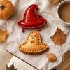 8 Spooky Shapes Halloween Mini Hand Pie Pumpkin Ghost Bat Skull Witch Hat Spider Web Haunted House Pastry Set