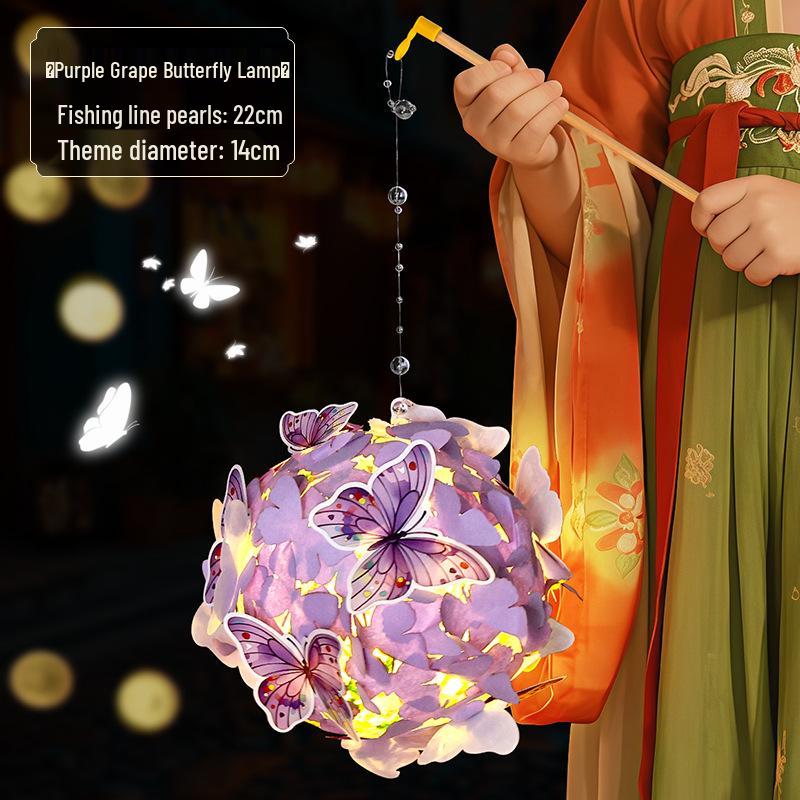 2025 Mid-Autumn Festival DIY Handmade Children's Butterfly Palace Lantern