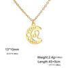 Jeshayuan Small Size 12 Constellations Pendant Necklace For Women Moon Virgo Leo Taurus Gemini Choker Party Lucky Jewelry Gift