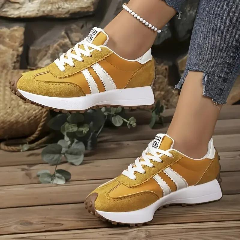Women Sneaker Fashion Thick Bottom Casual Shoes Comfort Sports Running Shoes Platform Vulcanized Shoes Tenis Zapatillas De Mujer