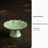 Chinese Style Ceramic Dessert Plate - Exquisite Small Tray for Mooncakes and Snacks, 2025 New Design