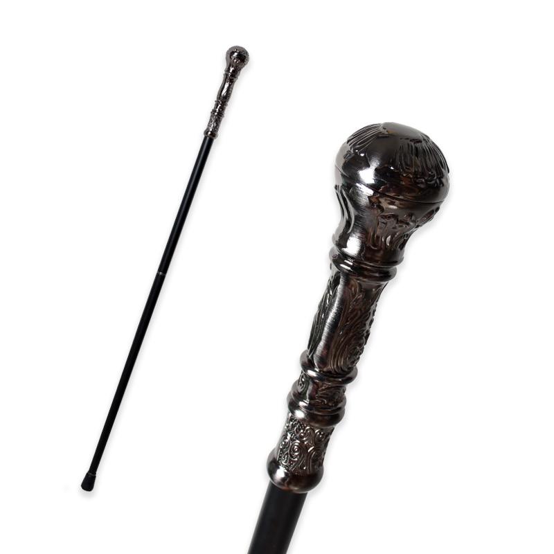 Elegant Vintage Antique Silver Detachable Walking Cane Fashionable Man/Woman Party Stick Stylish Elegant Vintage Walking Cane