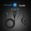 KOLEEJ K-Head Wired Earpiece for Baofeng/Motorola/Kenwood Walkie-Talkies (CN Version)